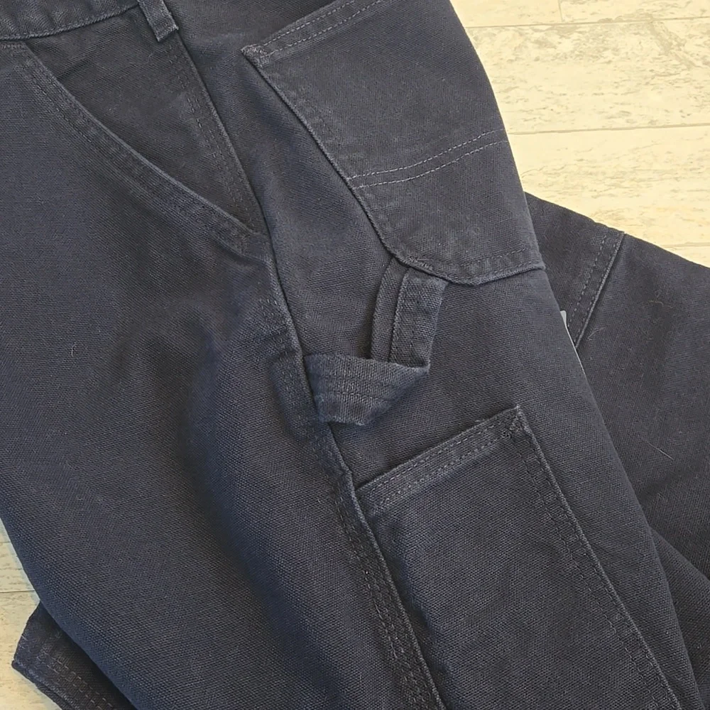 NWT Carhartt Mens Loose Fit Washed Duck Work Dungaree Size 34x34 34 Straight - Picture 10 of 10